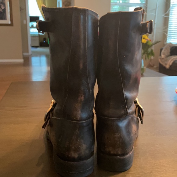 Distressed (by design) Frye Boots - Picture 3 of 4